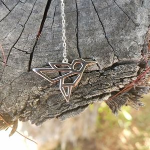 Sterling silver necklace.